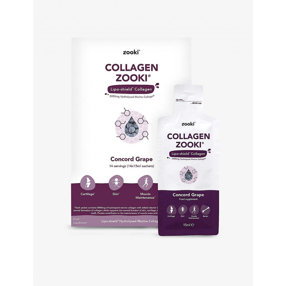 Zooki® Liposomal Collagen Zooki™ (Concord Grape)| YourZooki | 14 (15ml) Sachets (14 Days) (5000MG) (out of stock)