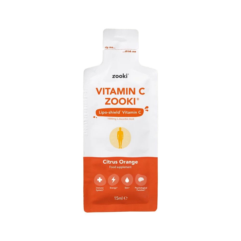 Zooki® Citrus Orange Liposomal Vitamin C Zooki™ (1000mg) Sachets (14 Days)