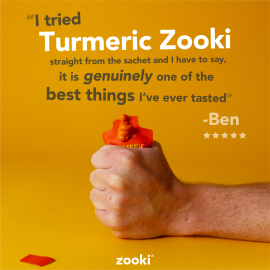 Zooki® Liposomal Turmeric Zooki™ | YourZooki | 14 (15ml) Sachets (14 Days) (750mg Curcumin) 
