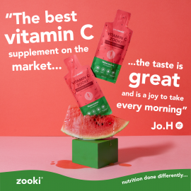 Zooki® Watermelon Flavour Liposomal Vitamin C Zooki™ | YourZooki | 14 (1000mg) Sachets (14 Days)