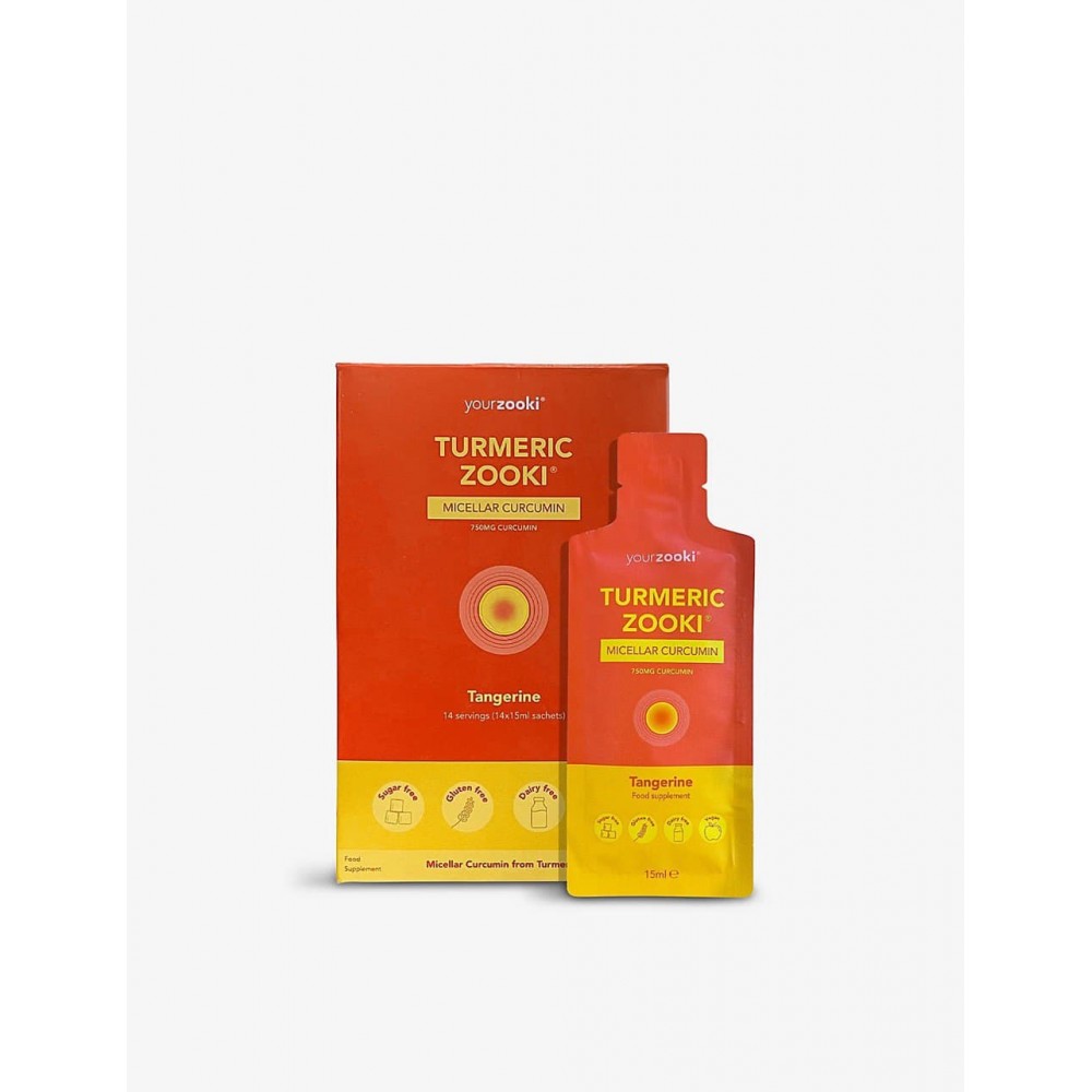 Zooki® Liposomal Turmeric Zooki™ | YourZooki | 14 (15ml) Sachets (14 Days) (750mg Curcumin)