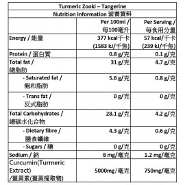 Zooki® Liposomal Turmeric Zooki™ | YourZooki | 14 (15ml) Sachets (14 Days) (750mg Curcumin) 